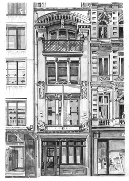 Pencil Drawing of 31 Old Bond Street