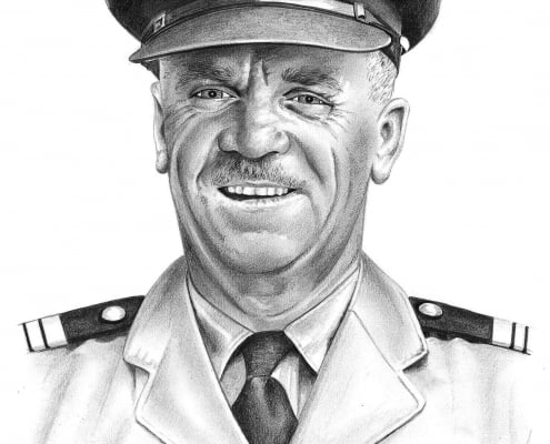 Pencil Portrait of Charles Pratt